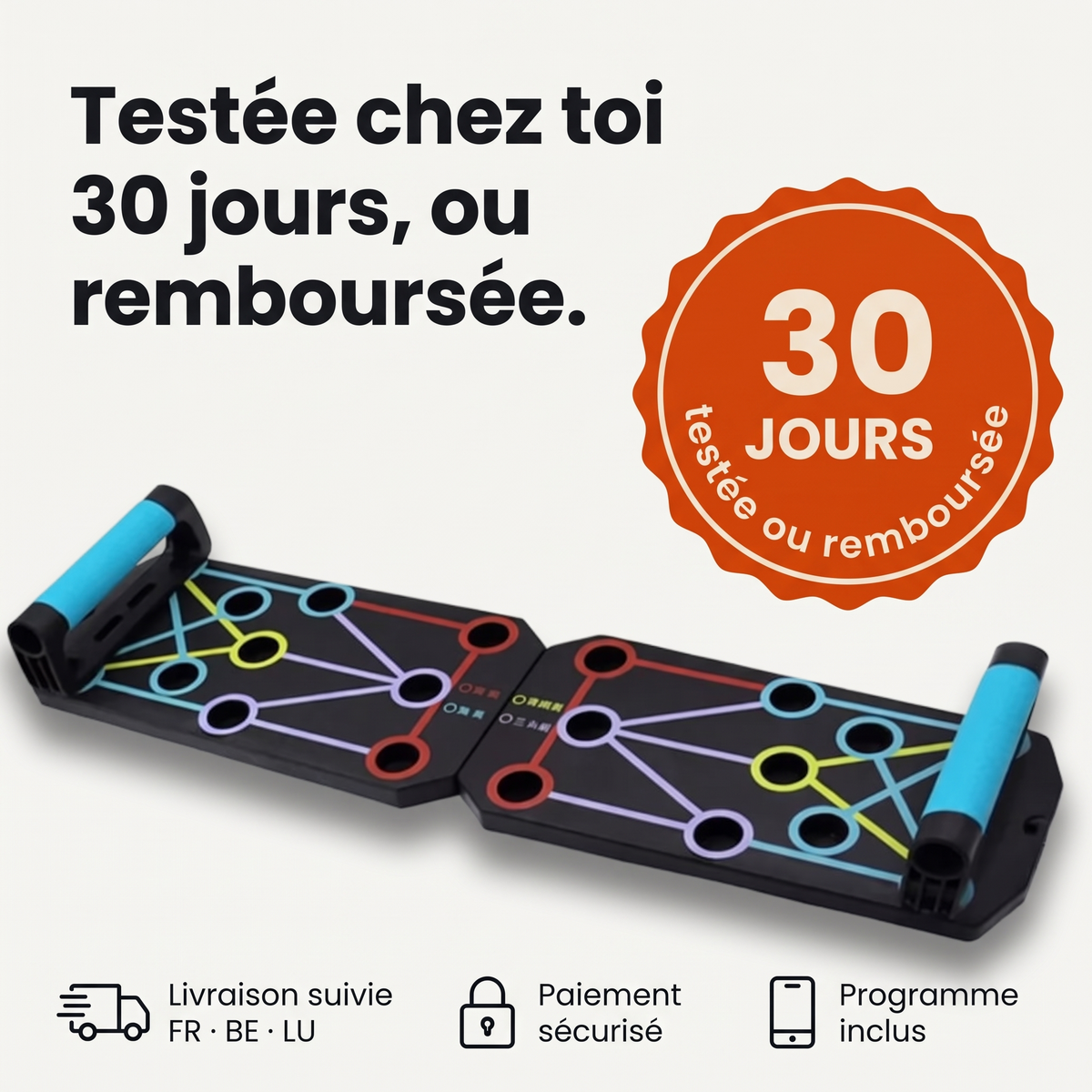 Testée chez toi 30 jours ou remboursée